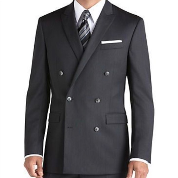 calvin klein double breasted suit